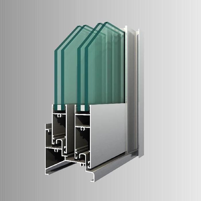 Perfiles de estructura de ventana de aluminio
