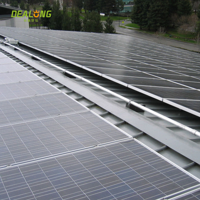 Montajes de techo de panel solar para techo de metal de hojalata
