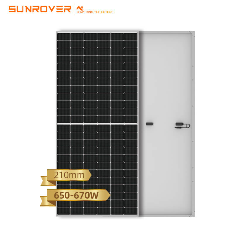 Paneles solares mono 650W 655W 660W 665W 670W panel solar para el hogar
