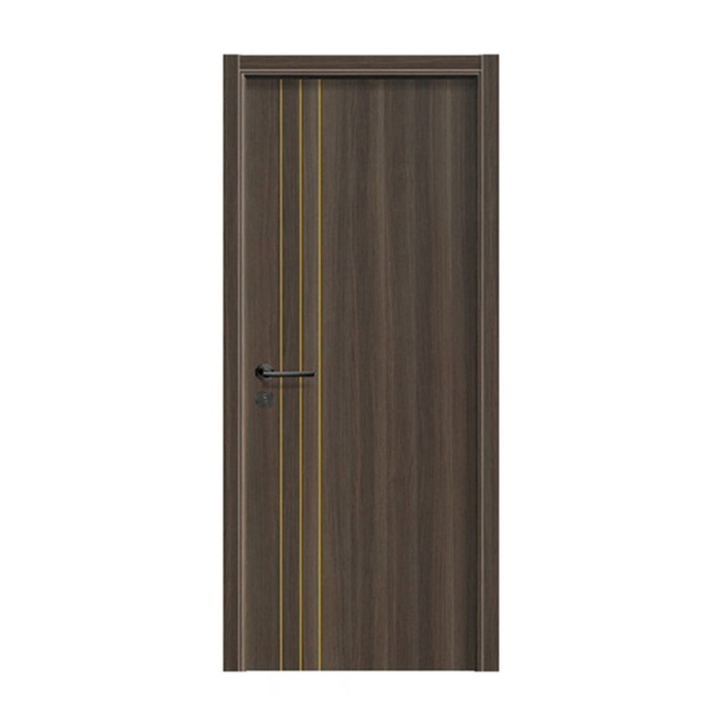 Puerta de madera de teca de estudio de dormitorio insonorizado de puerta de madera Interior de gran oferta Popular
