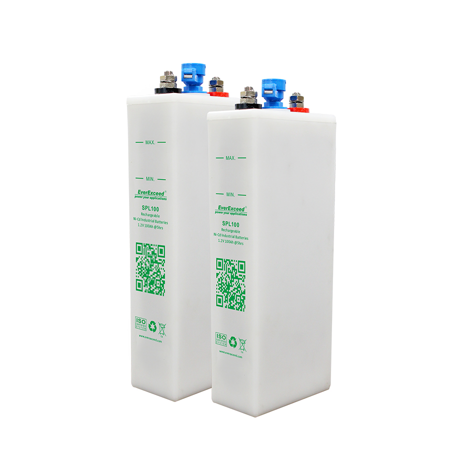 Batería NiCd de rango de recombinación de gas de mantenimiento ultra bajo SPL
