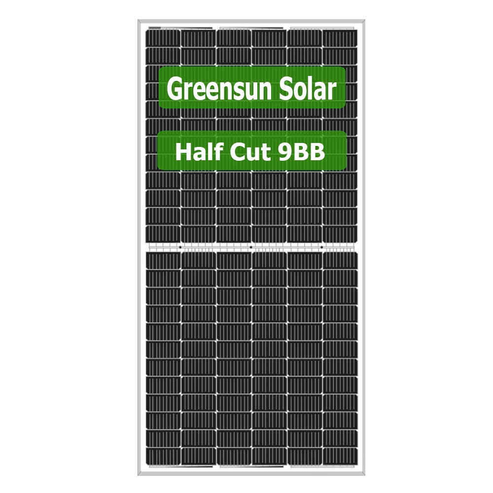 Paneles solares de medio corte 9BB 420W 430W 440W 450W Módulos solares 144 celdas monocristalinas
