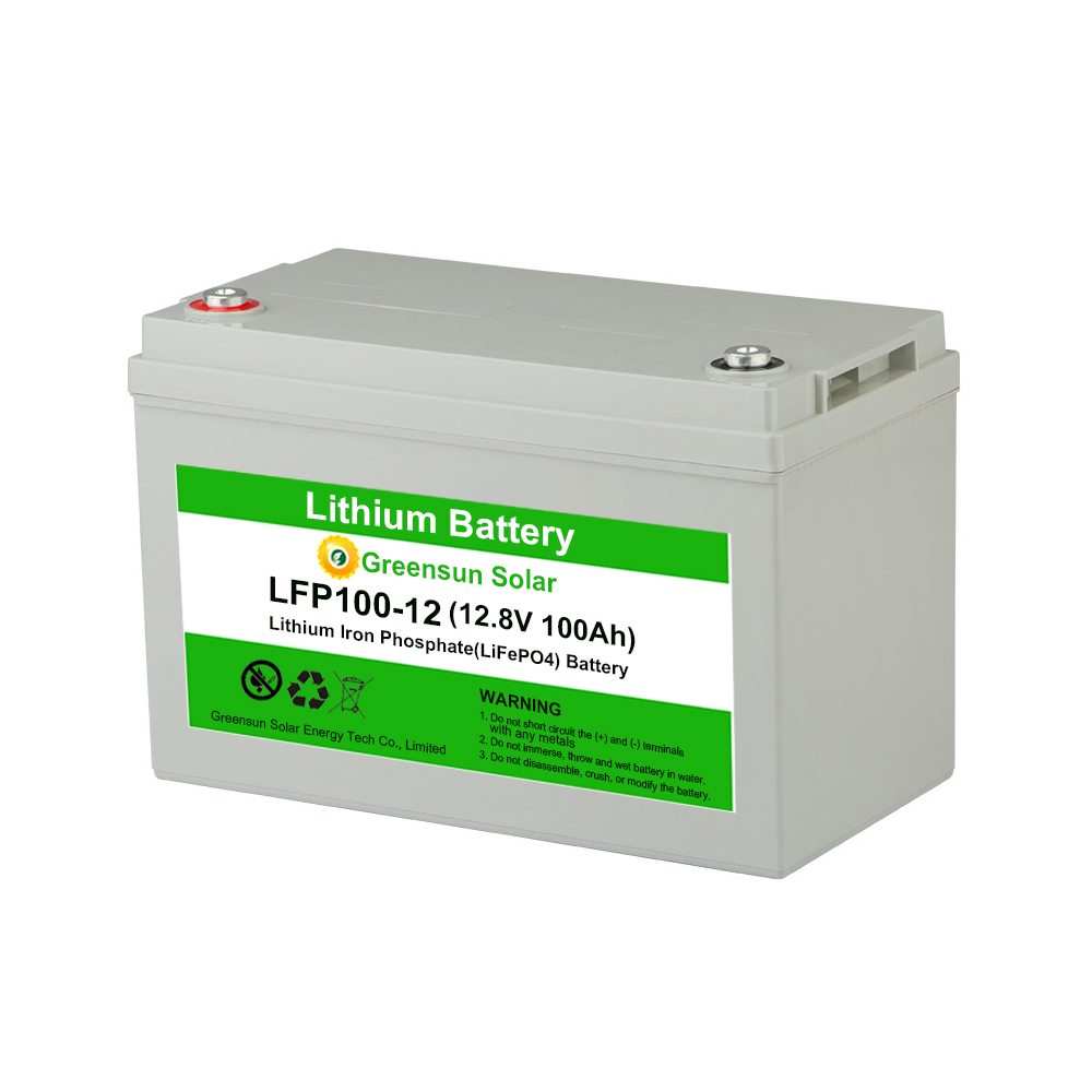Ciclo profundo de la batería de iones de litio LiFePO4 12v 100ah para la venta