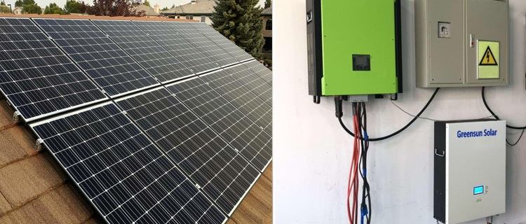 Sistema de pared de energía solar de 10kw