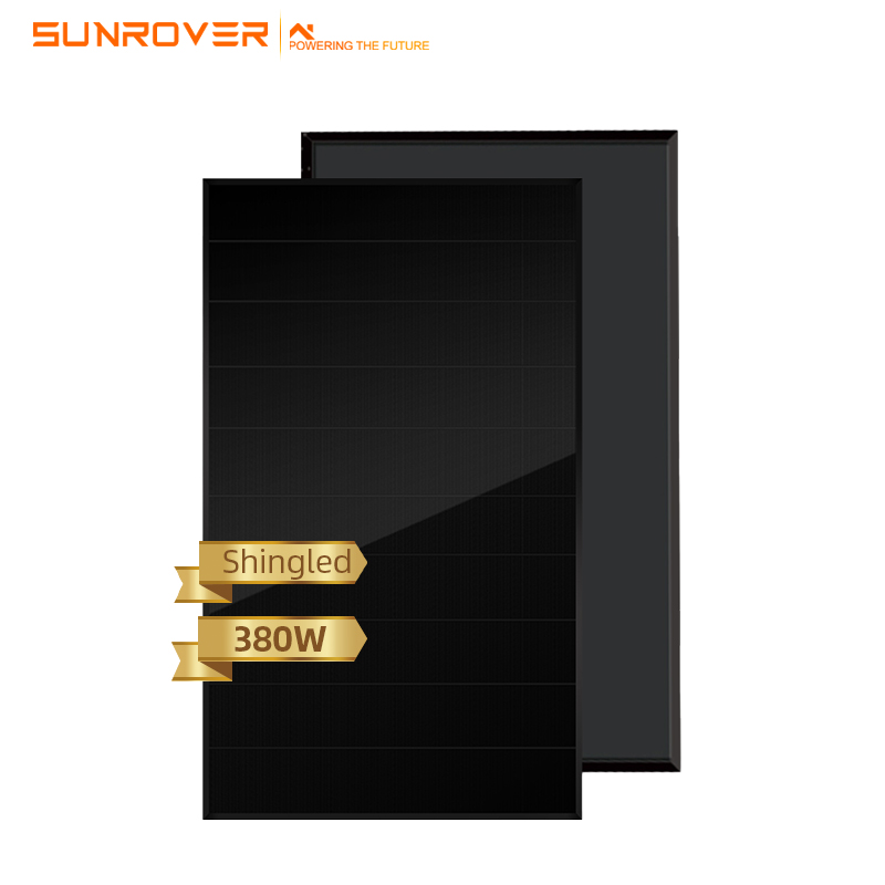 Teir 1 Módulo fotovoltaico de suministro Full Black 375w 380w 410W 415w Paneles solares con tejas
