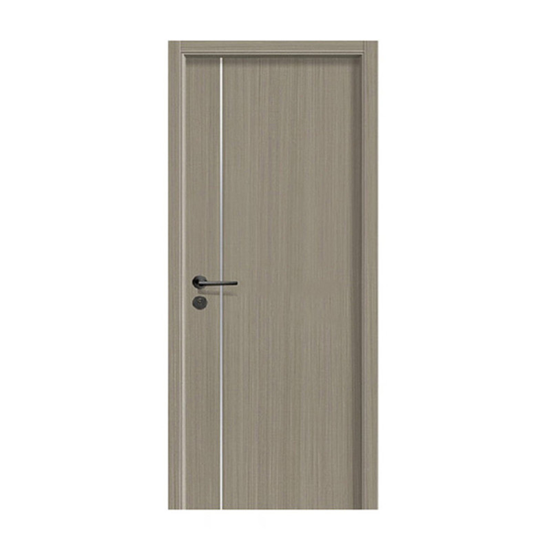 Nuevo diseño de puerta de chapa de roble blanco, puerta de madera MDF insonorizada para dormitorio, puerta de madera maciza de teca y melamina
