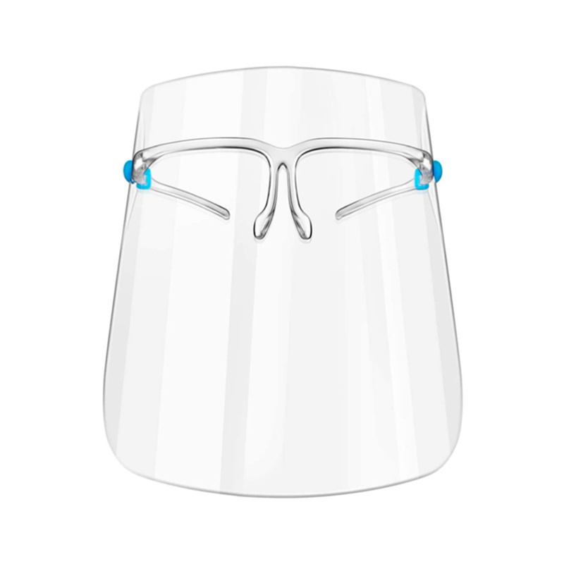 
      Protector facial con montura de gafas
     </font></font>