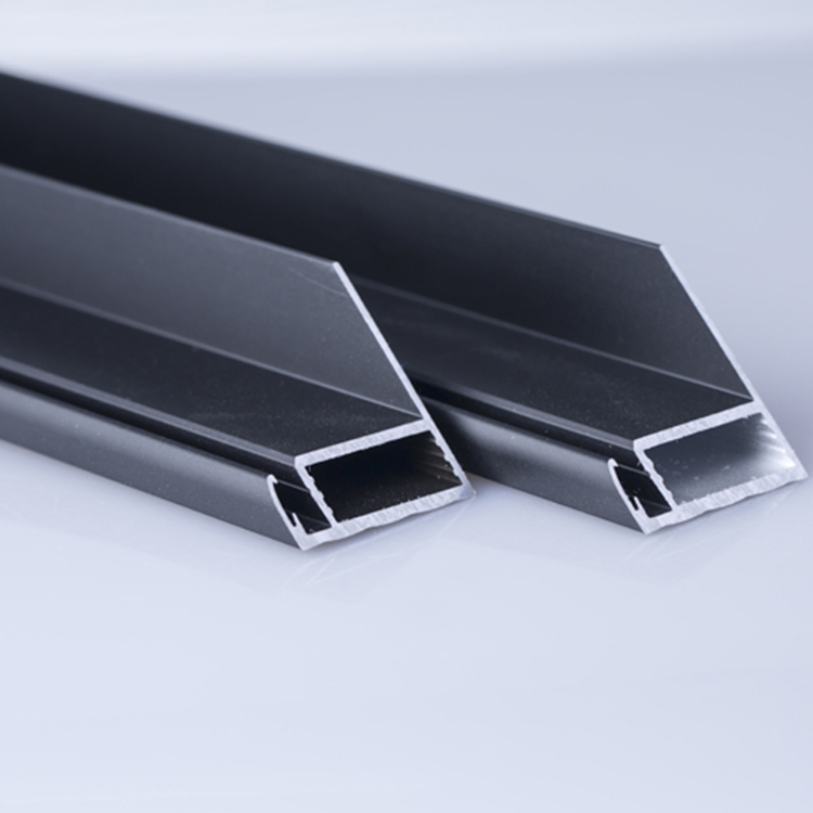Marco de montaje personalizado para marco de panel solar de aluminio anodizado de panel led
