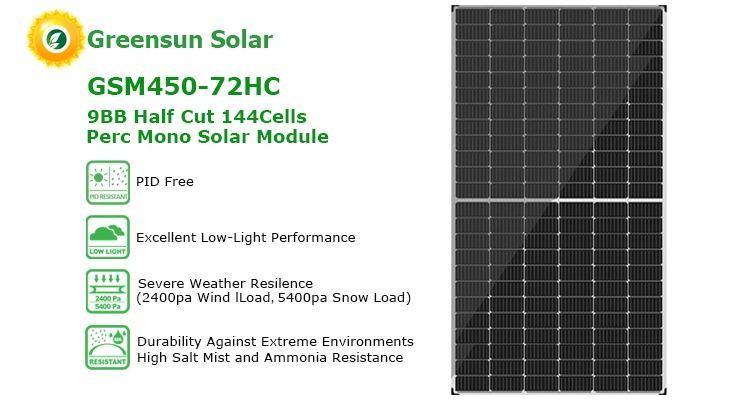 placa solar 450w