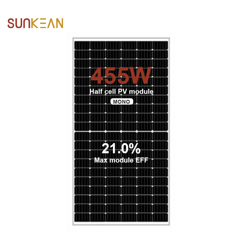 455w 182 MBB Half Cut Mono 120Cells Módulos fotovoltaicos
