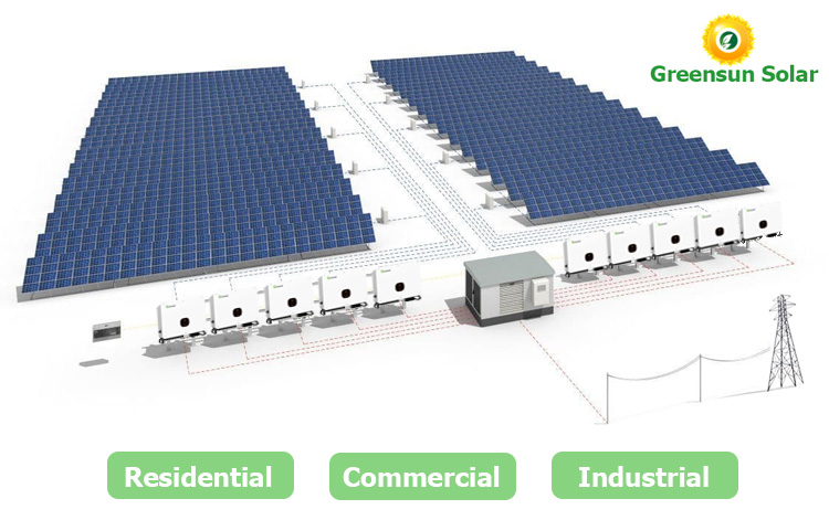 Sistema de paneles solares de 300 KW