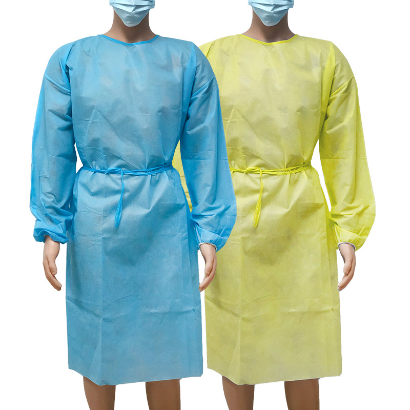 
      Bata quirúrgica desechable impermeable uniforme de Hospital ropa quirúrgica de Hospital
     </font></font>