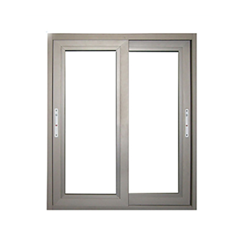 Ventana corrediza de ventanas de aluminio gris
