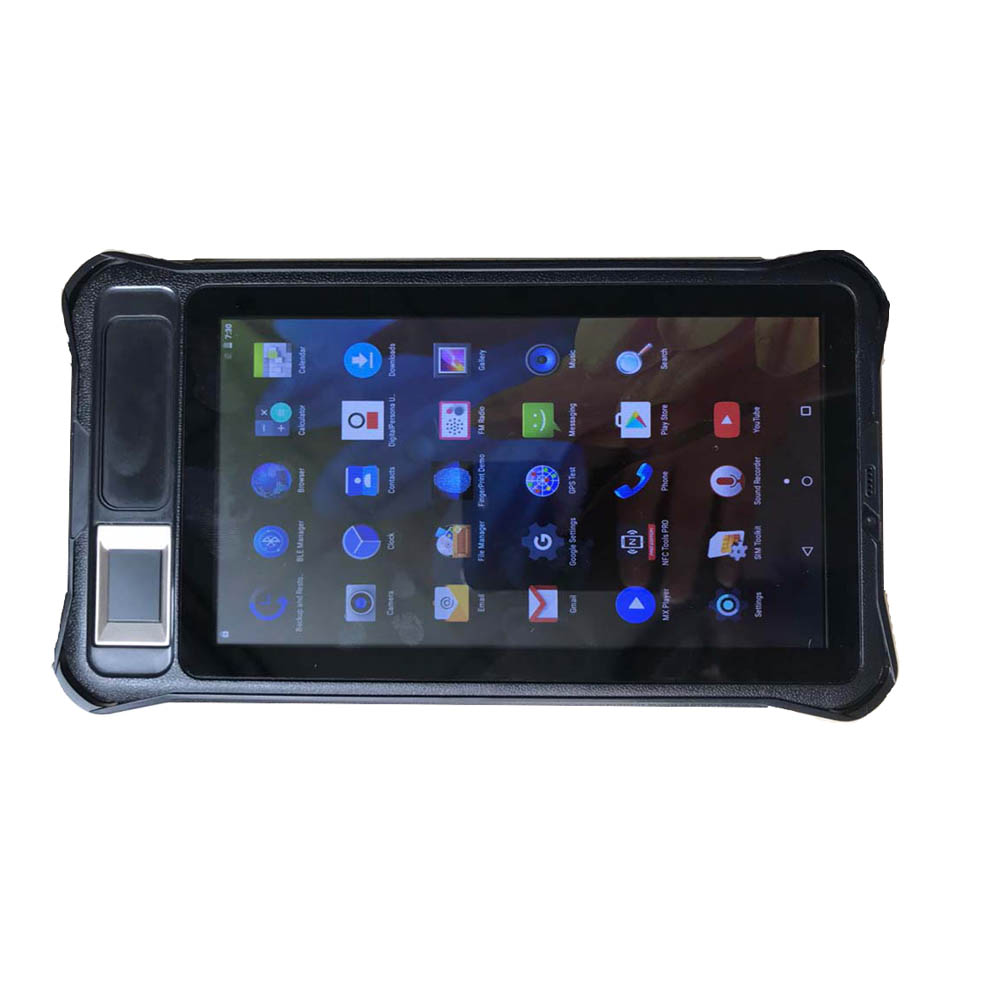 El más barato 7 pulgadas 3G Android biométrico de huellas dactilares pulgar tableta tiempo asistencia colector sistema
