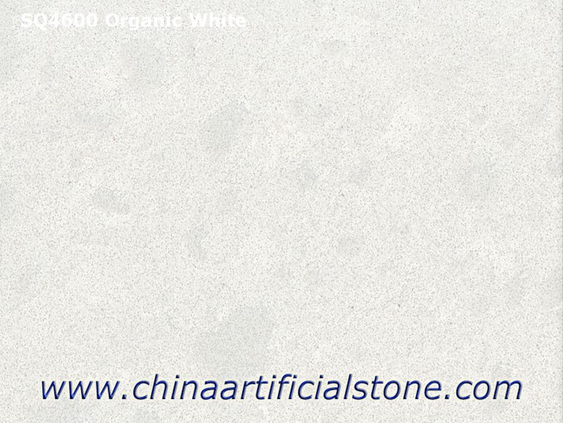 Losas de piedra de cuarzo blanco orgánico
