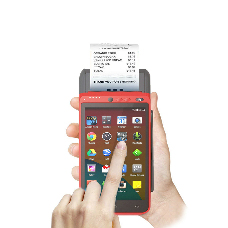 Terminal de pago Android Pos de la máquina de tarjetas Smart Paytm de mano
