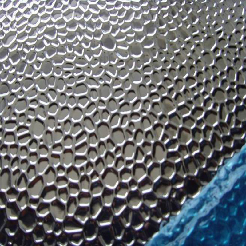 Bobina/lámina de aluminio en relieve utilizada para techos de metal

