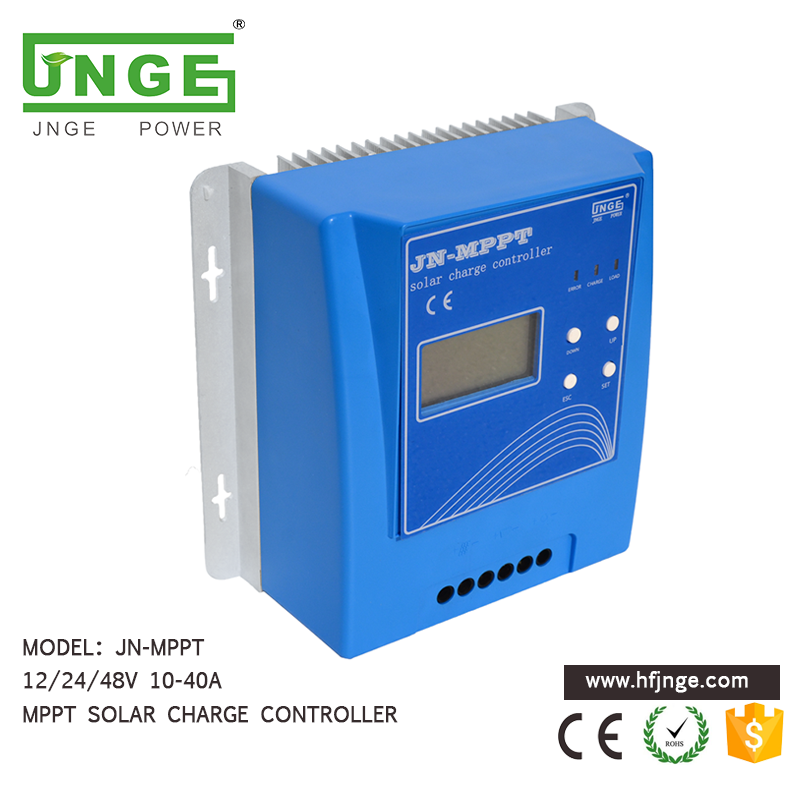Controlador de carga de batería de panel solar JN-MPPT-A 20A 30A 40A MPPT 12V 24V 48V
