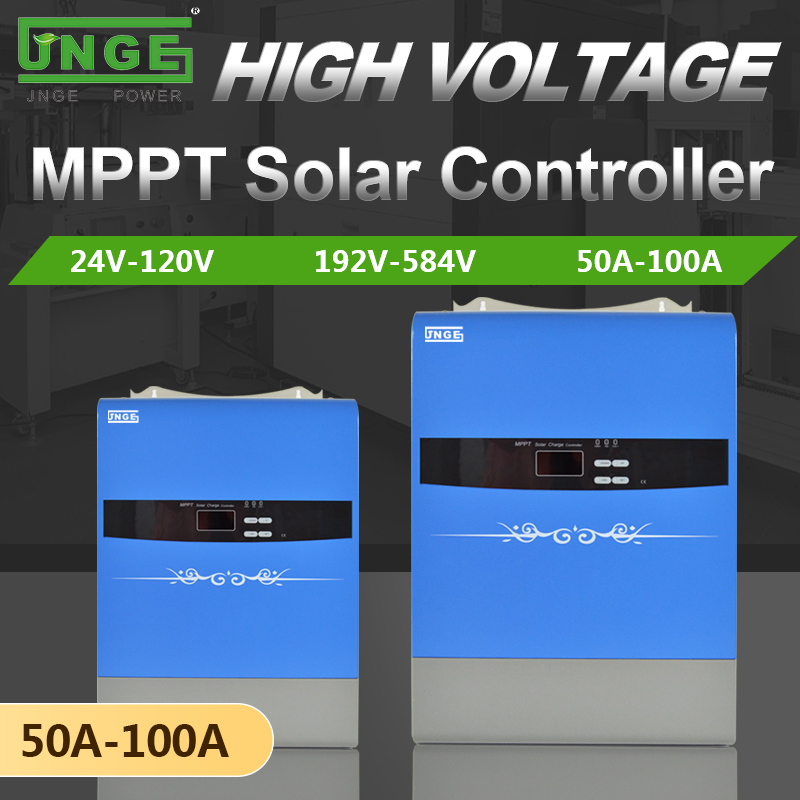 24V/48V/96V/120V/192V/216V/240V/360V/384V/480V/584VControlador de carga solar Mppt de alto voltaje
