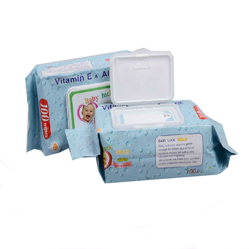 Toallitas húmedas para bebés Toallitas de agua para bebés no tejidas para manos limpias Toalla húmeda de un uso
