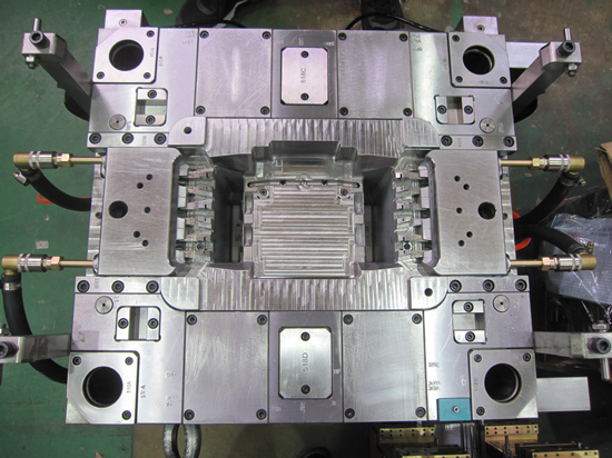 Molde de caja de almacenamiento automotriz