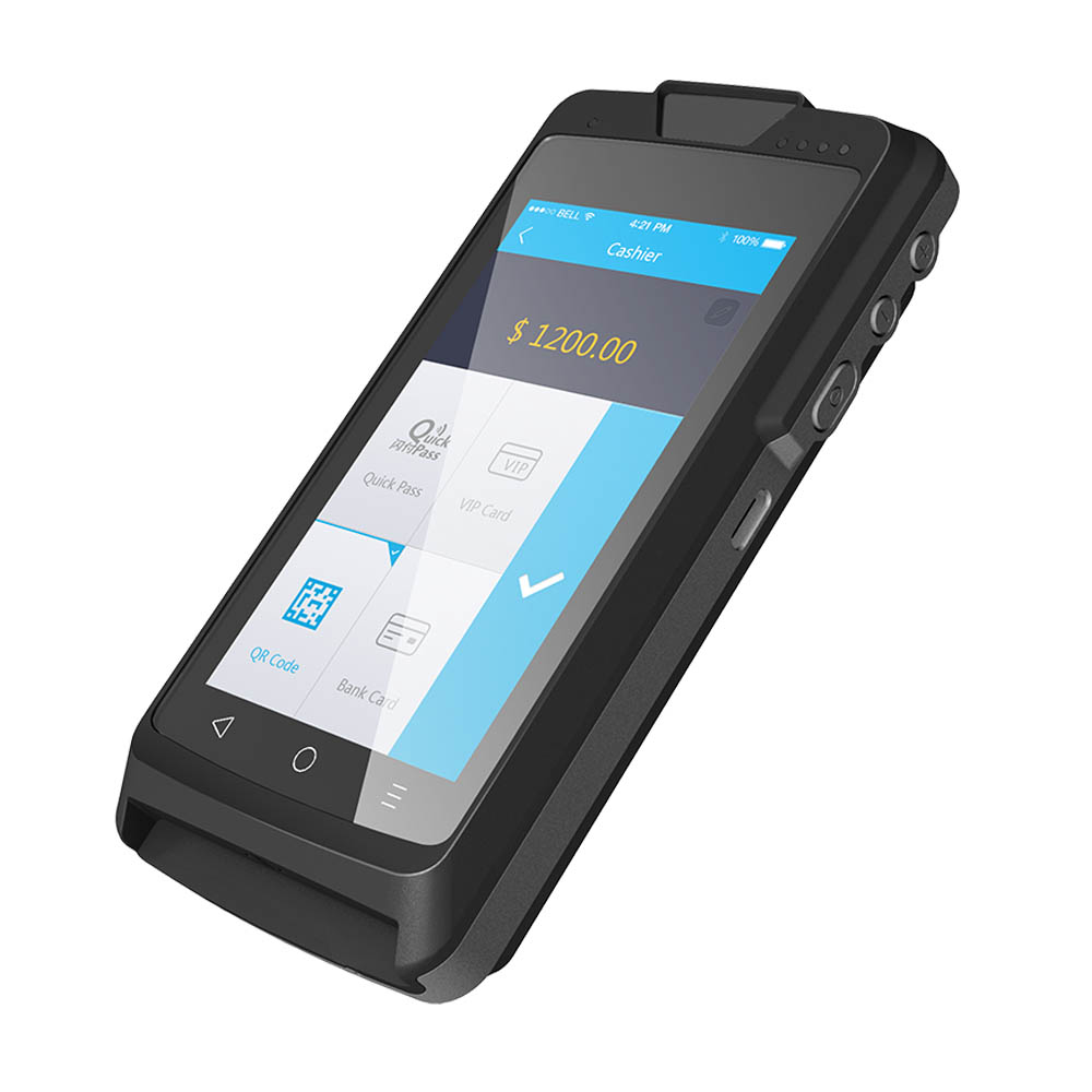 Más portátil financiero 4G Paypass Paywave PCI PTS Android EFT Smart POS
