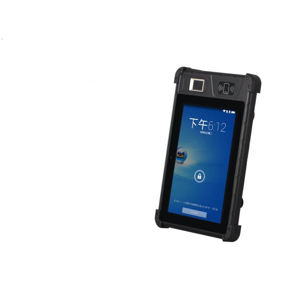 Tableta biométrica de huellas dactilares Android 4G barata de 8 pulgadas para el registro Telcom Sim

