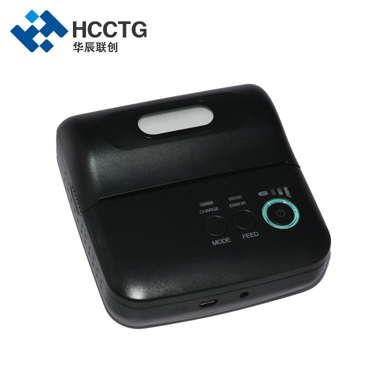 Impresora térmica de recibos Bluetooth portátil de 80 mm

