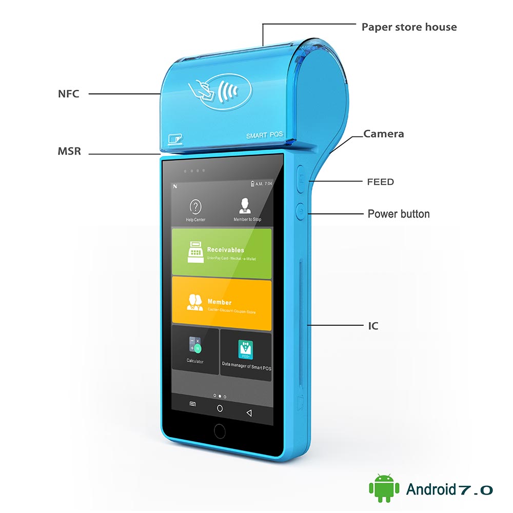 El más nuevo POS Android 4G