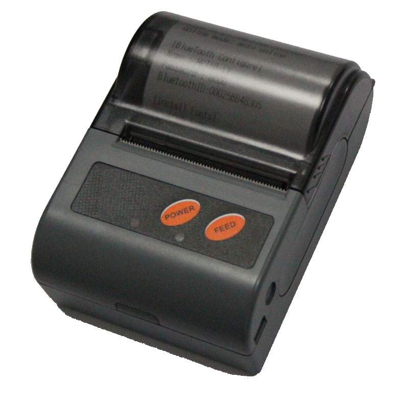 Mini impresora térmica Android Bluetooth de 2 pulgadas compatible con Bluetooth y USB
