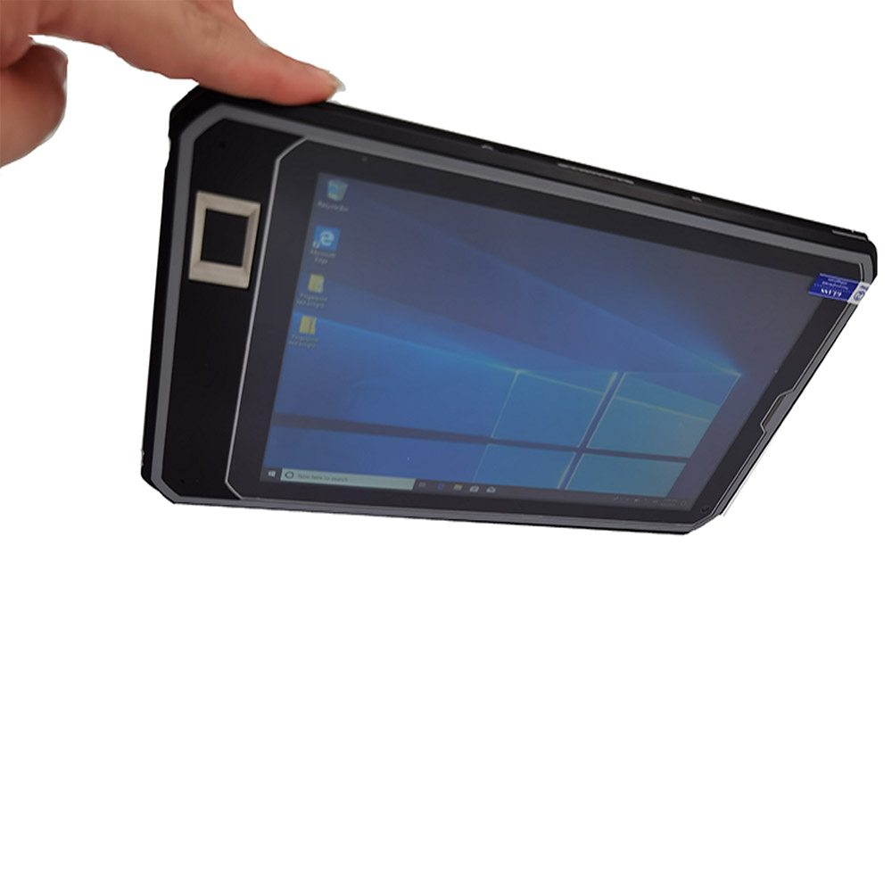10Inches IP68 Rugged 4G Windows Intel Education Tablet PC biométrica de huellas dactilares
