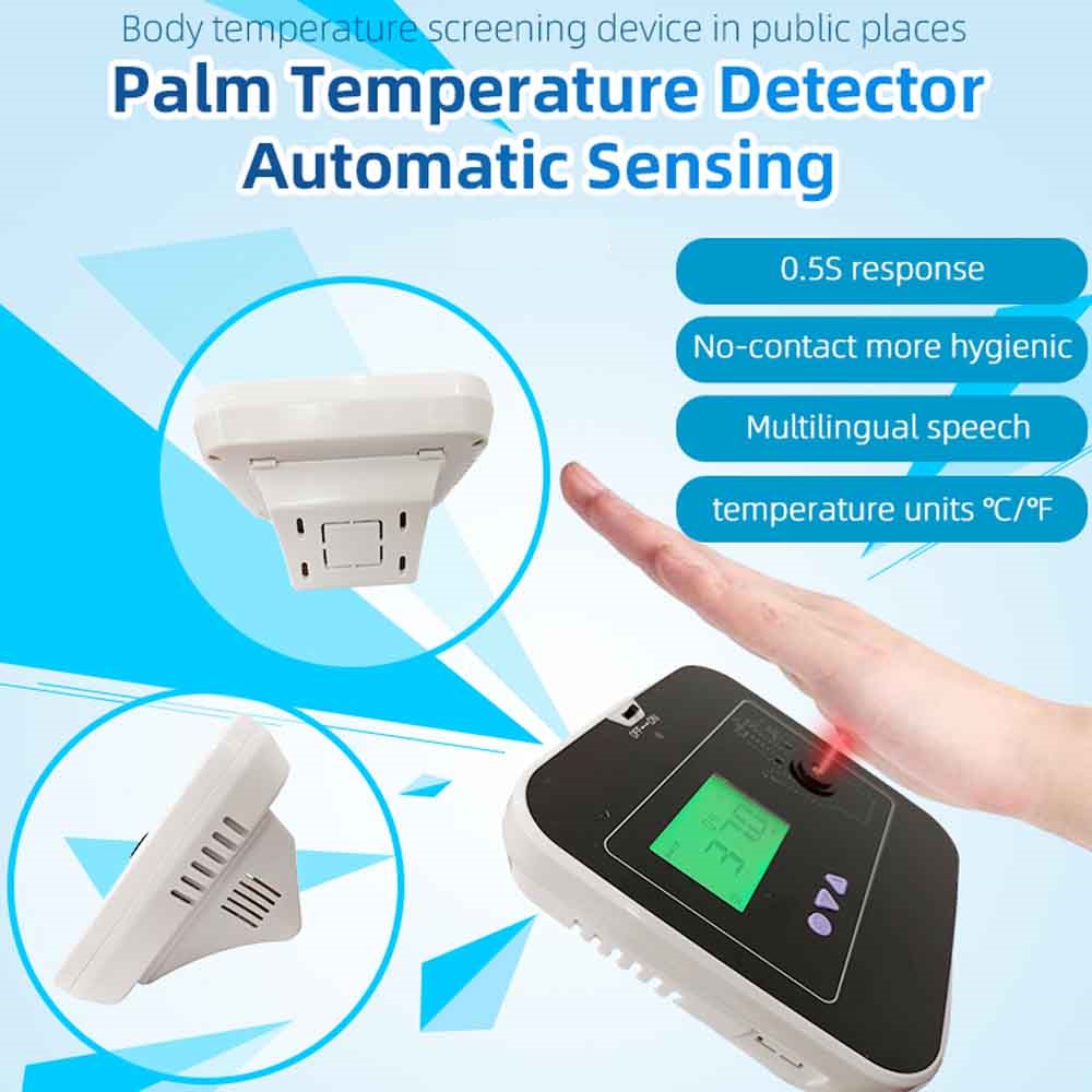 Escáner de medición de temperatura de la palma