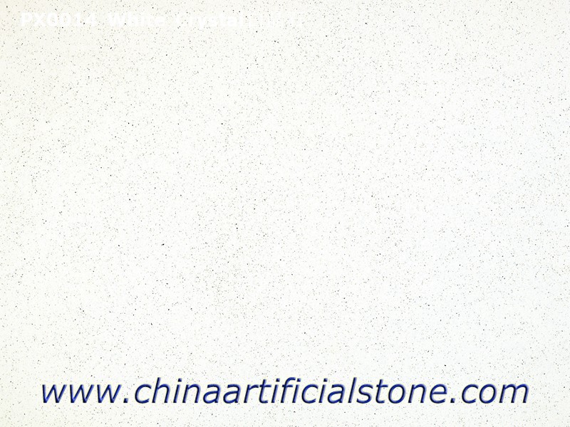 Losas y azulejos de mármol artificial blanco cristalino baratos
