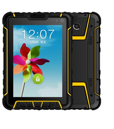 Al aire libre robusto 7 pulgadas FBI RFID biométrico de huellas dactilares Tablet POS
