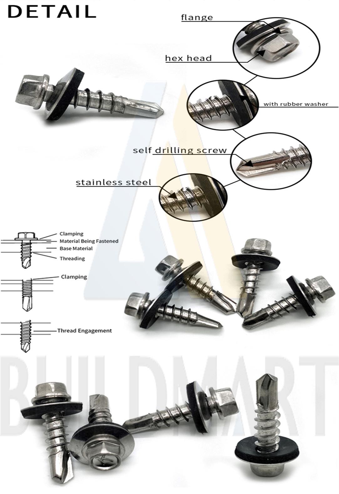 Tornillos para madera para estructuras de acero