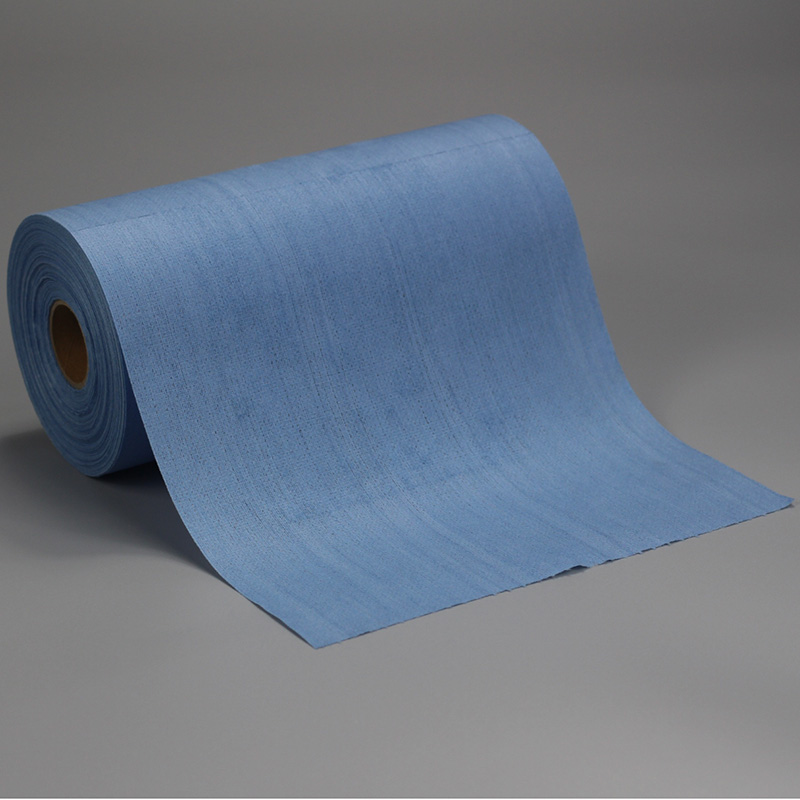 Rollo de papel tisú de limpieza en seco industrial no tejido
