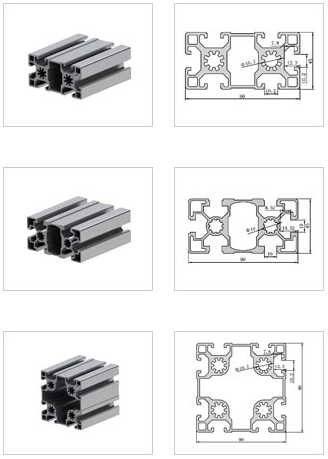 Perfiles de aluminio modulares