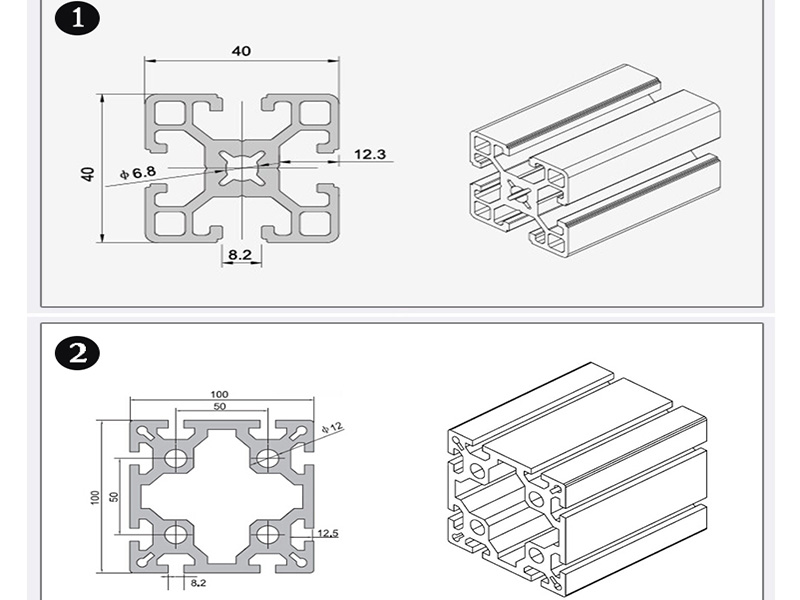 extrusión de perfil de aluminio