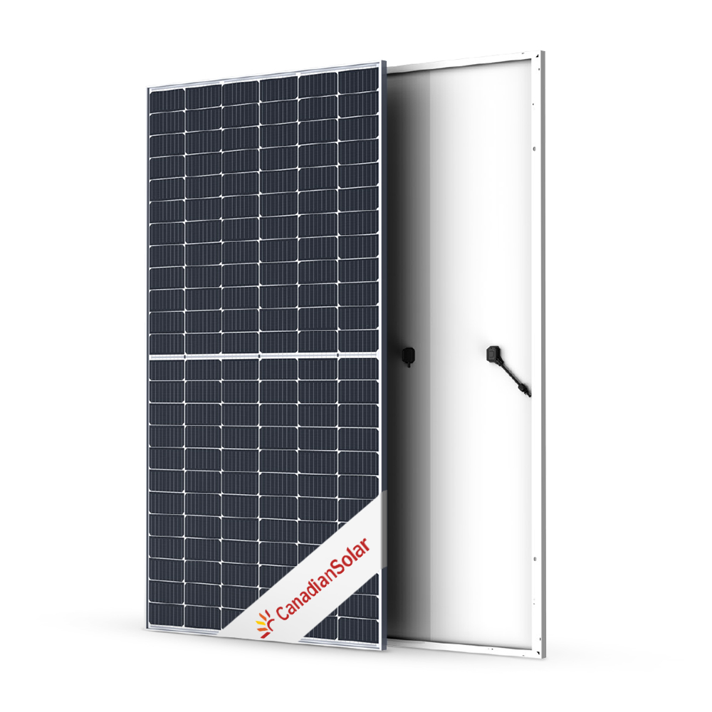 525-545W Canadian Tier 1 Mono Panel solar HiKu 6 BiKu 6 Módulo fotovoltaico de medio corte de 144 celdas
