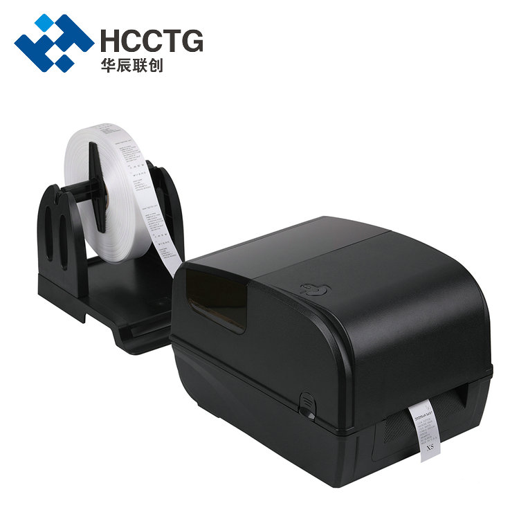 Impresora de etiquetas de cuidado de lavado Código de barras térmico Impresora de etiquetas de 108 mm HCC-2054TA portátil
