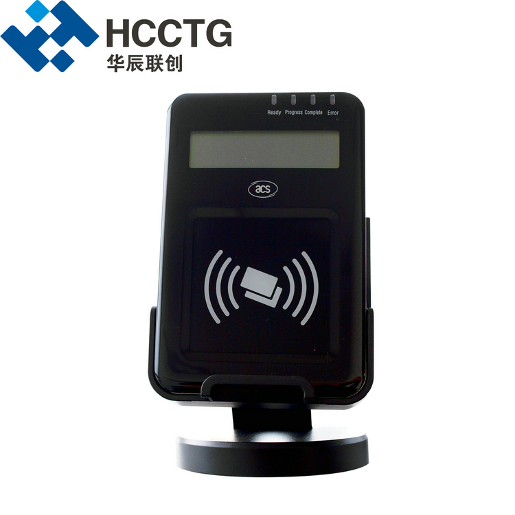 Lector NFC de tarjeta inteligente USB Visual Vantage con pantalla LCD
