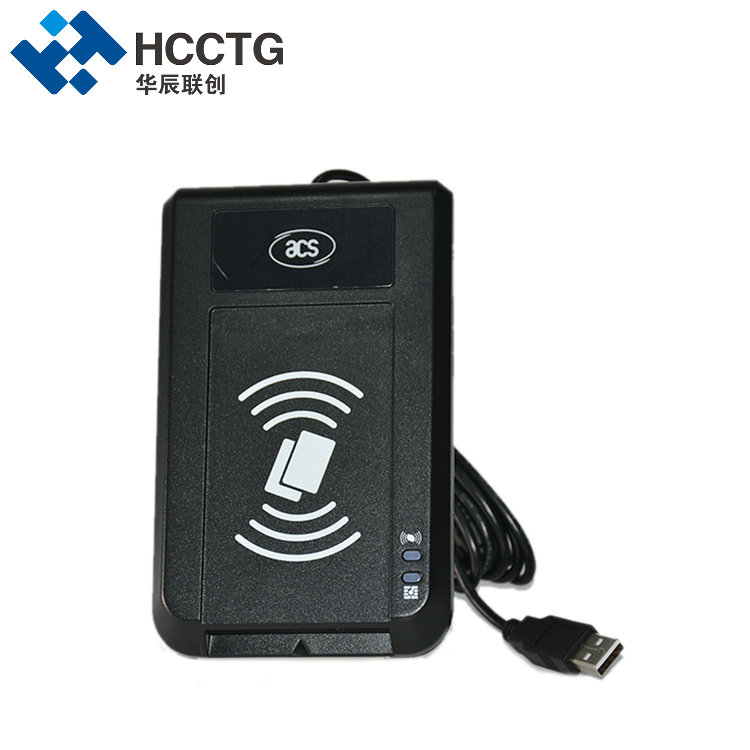 Lector de tarjeta inteligente de interfaz dual compatible con PC/SC sin contacto USB ACR1281U-K1
