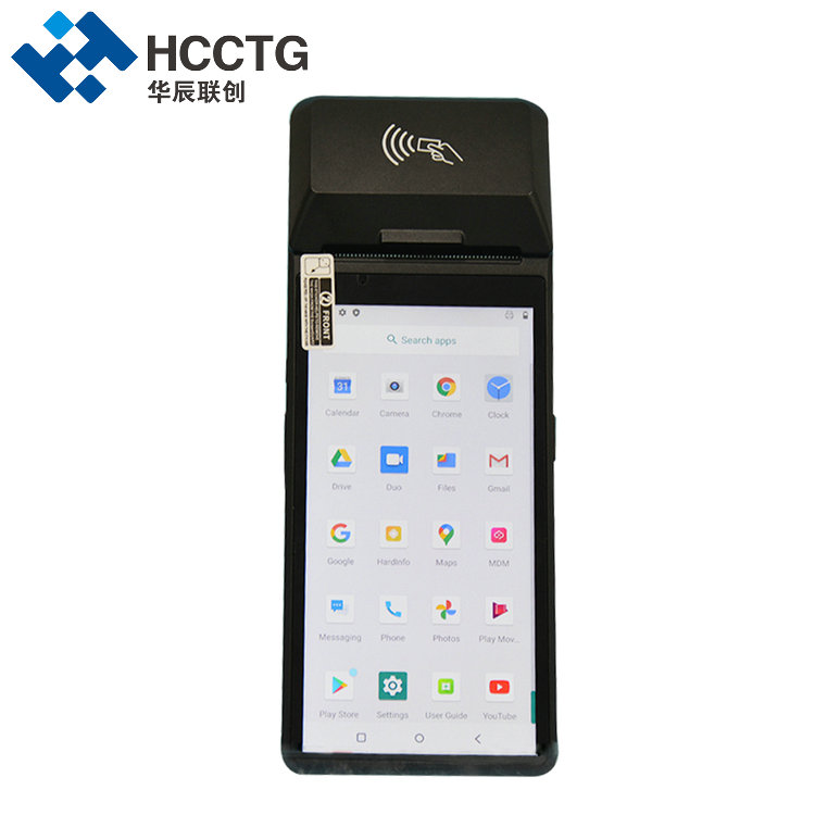 El mejor POS Android todo en uno con impresora térmica de 58 mm Lector de tarjetas de crédito Z300
