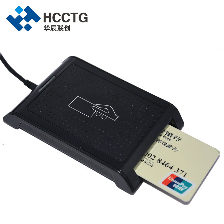 Lector de ranura SAM de interfaz dual Lector de tarjeta inteligente IC de chip sin contacto + contacto HD5
