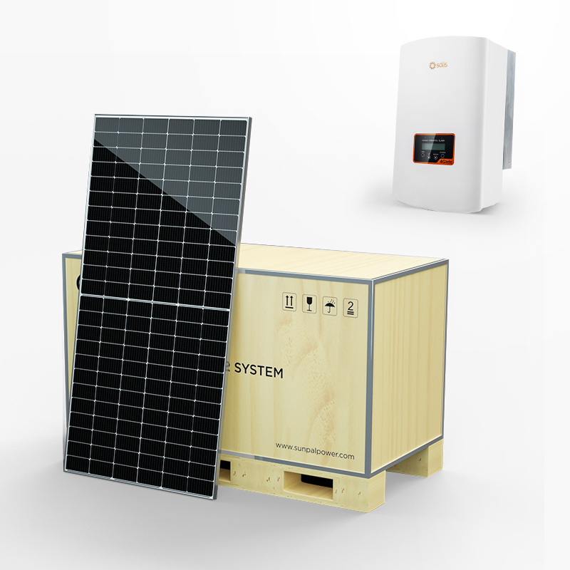 Kits de sistema de energía fotovoltaica de panel solar en la red
