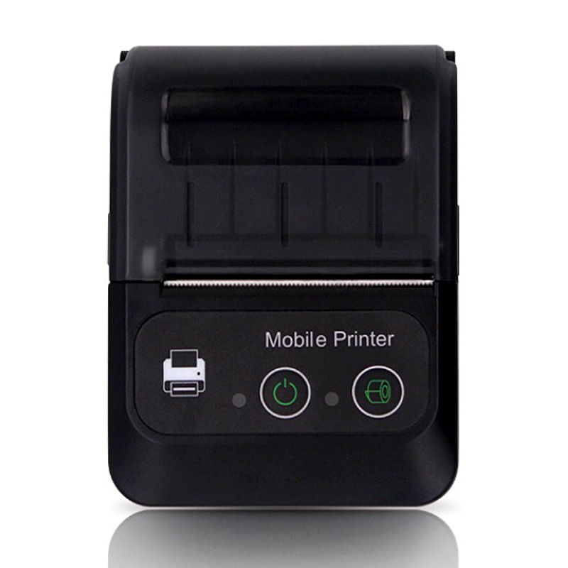 Impresora térmica de recibos móvil de 58 mm con Bluetooth
