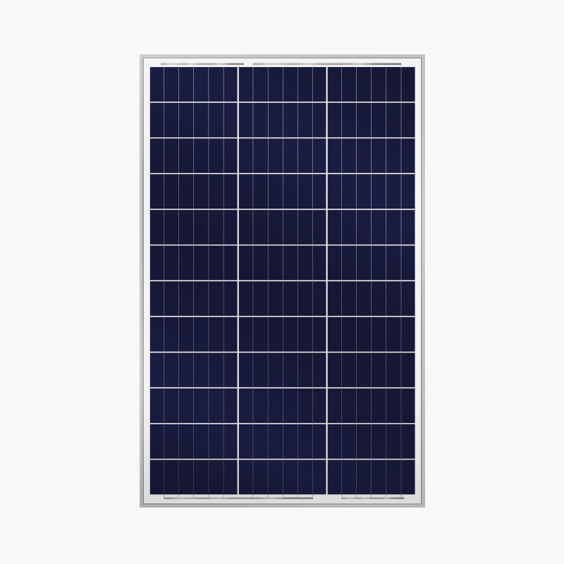 Módulo fotovoltaico solar polivinílico con marco de aluminio plateado de 10-50 W
