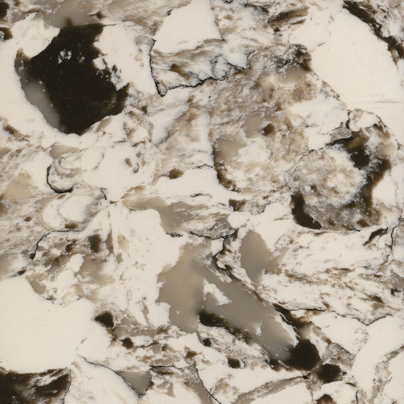 Losas pulidas de piedra de cuarzo artificial de ostra RSC-V002
