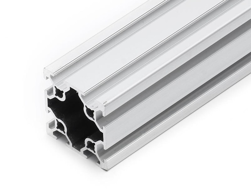 Perfil de aluminio con ranura en T de extrusión de aluminio OEM de China para sistemas de enmarcado de perfil de aluminio industrial con ranura en t de construcción 40x80mm
