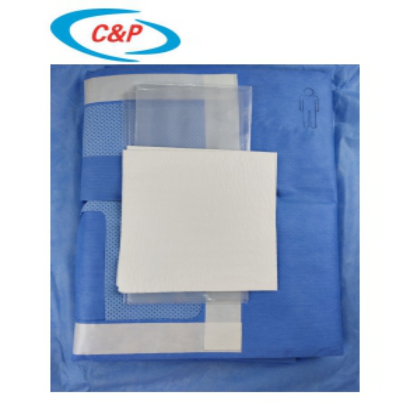 Proveedores de paquete de cortina quirúrgica de laparotomía estéril desechable de uso médico
